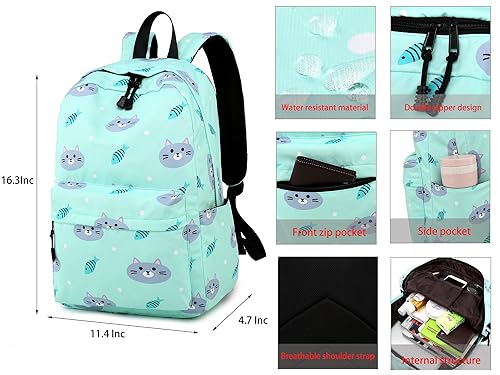 abshoo Cute Lightweight Cat Backpacks Girls School Bags Kids Bookbags (Cat Blue) in Saudi Arabia | Whizz Kids' Backpacks abshoo Cute Lightweight Cat Backpacks Girls School Bags Kids Bookbags (Cat Blue) in Saudi Arabia | Whizz Kids' Backpacks