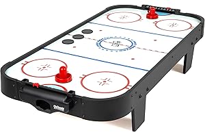 GoSports 40 Inch Table Top Air Hockey Game for Kids - Black