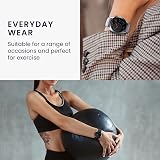 kwmobile 2x Silicone Watch Straps for HONOR Band 5 Band 4 Black Blue Grey view 4