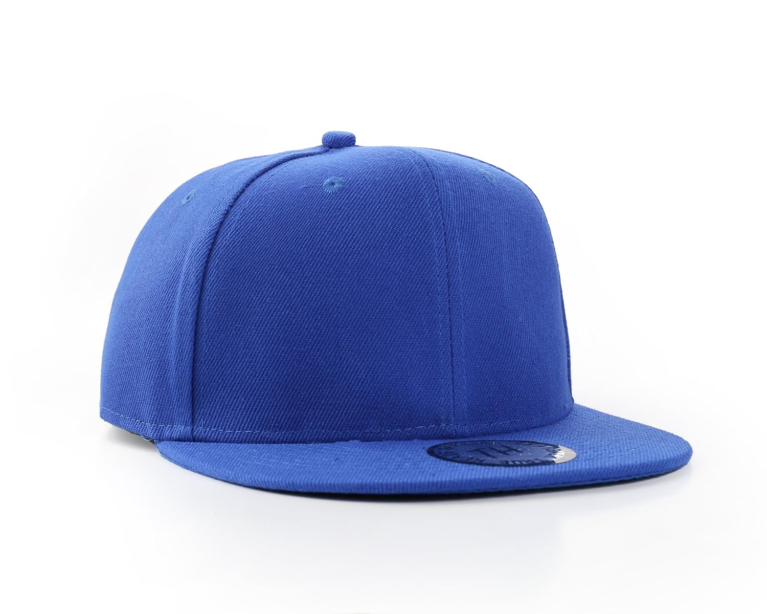 True Heads Plain Flat Peak Snapback Baseball Cap Royal Blue Amazon.co