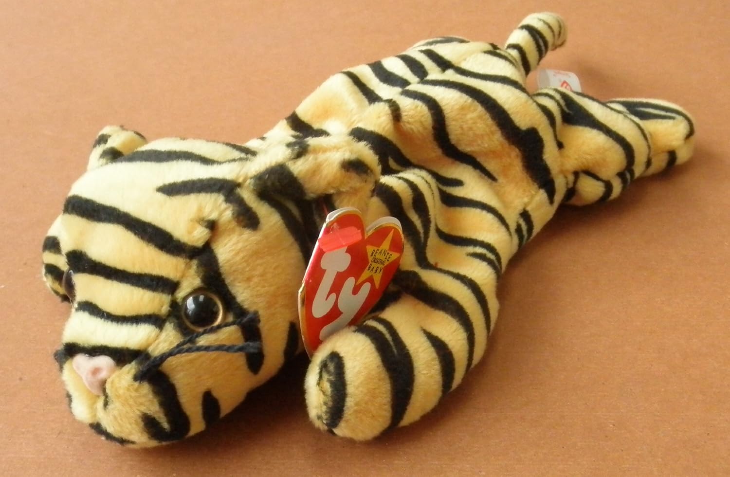 stripes ty beanie baby