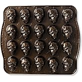 Nordic Ware Skull Bite Cakelet, 2.5 Cups, Bronze