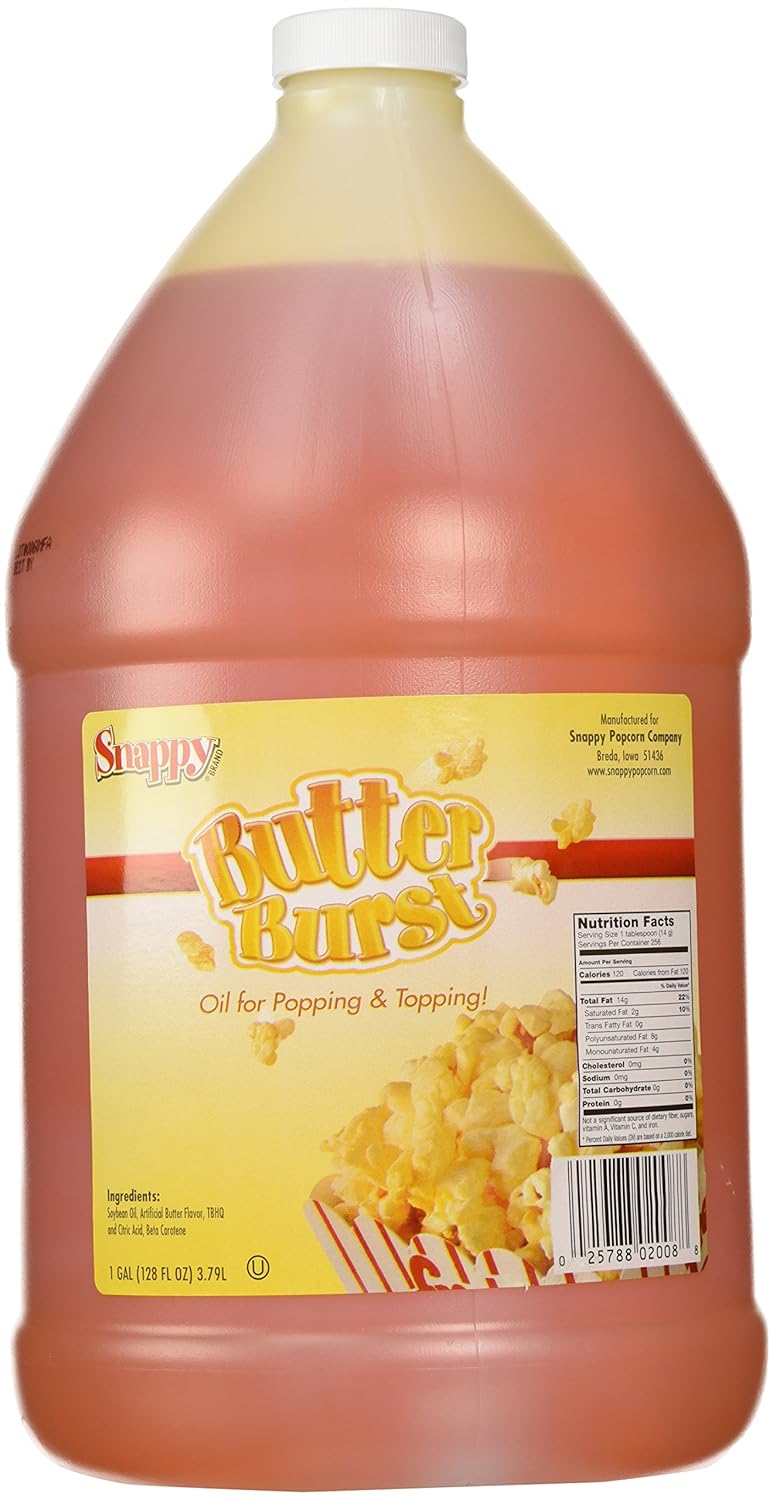1 Gallon Snappy Butter Burst Oil Amazon.ca Grocery