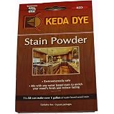 Red Dye By Keda Dye - (25) Grams of Red Wood Dye - Makes 5 Dye Stain Quarts