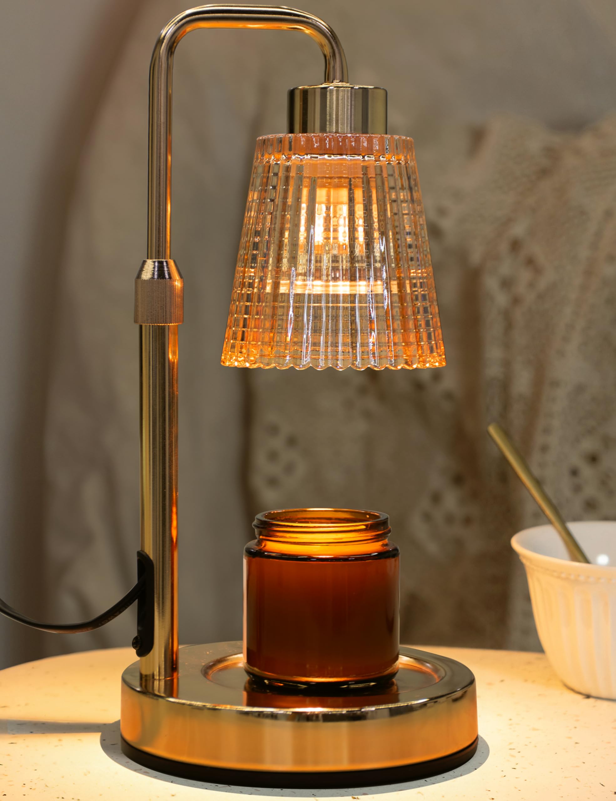 GODONLIF Candle Warmer Lamp with Timer Dimmable, Birthday Gifts for Women Mom, House Warming Gifts New Home Decor, Wax Melt Warmer for Jar Candles with 2 Bulbs Image GODONLIF Candle Warmer Lamp with Timer Dimmable, Birthday Gifts for Women Mom, House Warming Gifts New Home Decor, Wax Melt Warmer for Jar Candles with 2 Bulbs Image
