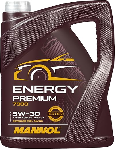 Mannol 5 Litre Energy 5W-30 Engine Oil Premium Synthetic Ester Technology