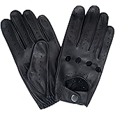 M&H Since 1978 Driving Gloves for Men - Mens Leather Car Gloves