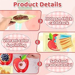 150Pcs Back to School Red Apple & Notebook Paper