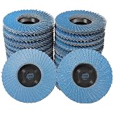 MOGRQAP 3 inch Flap Discs 12 Pack, 40/60/80/120 Grit for Angle Grinde | Suitable for Sanding Rough Corners and Polishing Wood Metal Steel, Mixed Grit Sanding Discs from Coarse to Fine Grinding