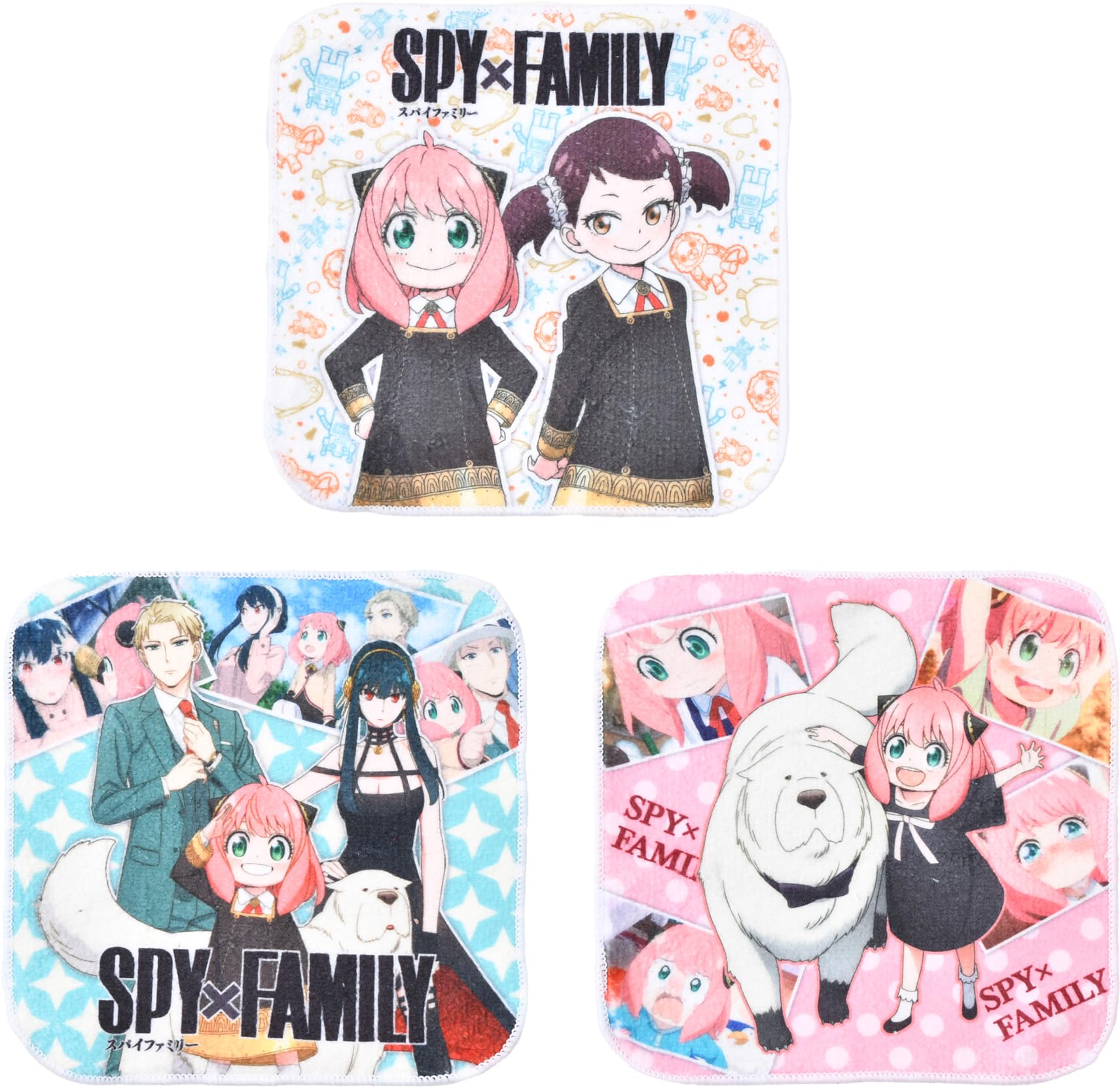 スパイファミリー ミニタオル 3枚セットの商品画像