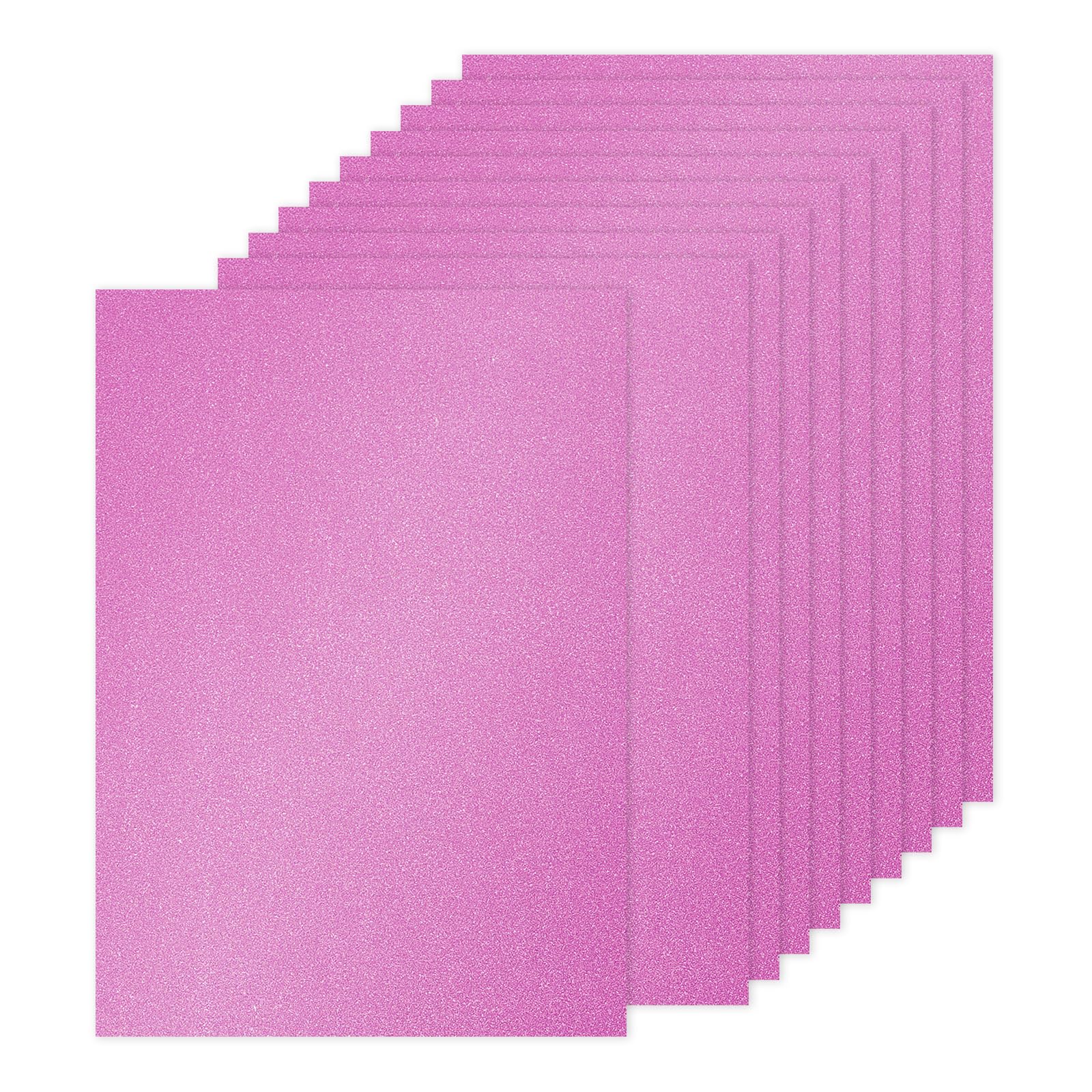 PATIKIL 20 Sheets Dark Pink Glitter Cardstock Paper, A4 Size (8.3x11.7 Inch), 250gsm Premium Sparkly Paper for Scrapbook Card Making DIY Art Projects Wedding Party