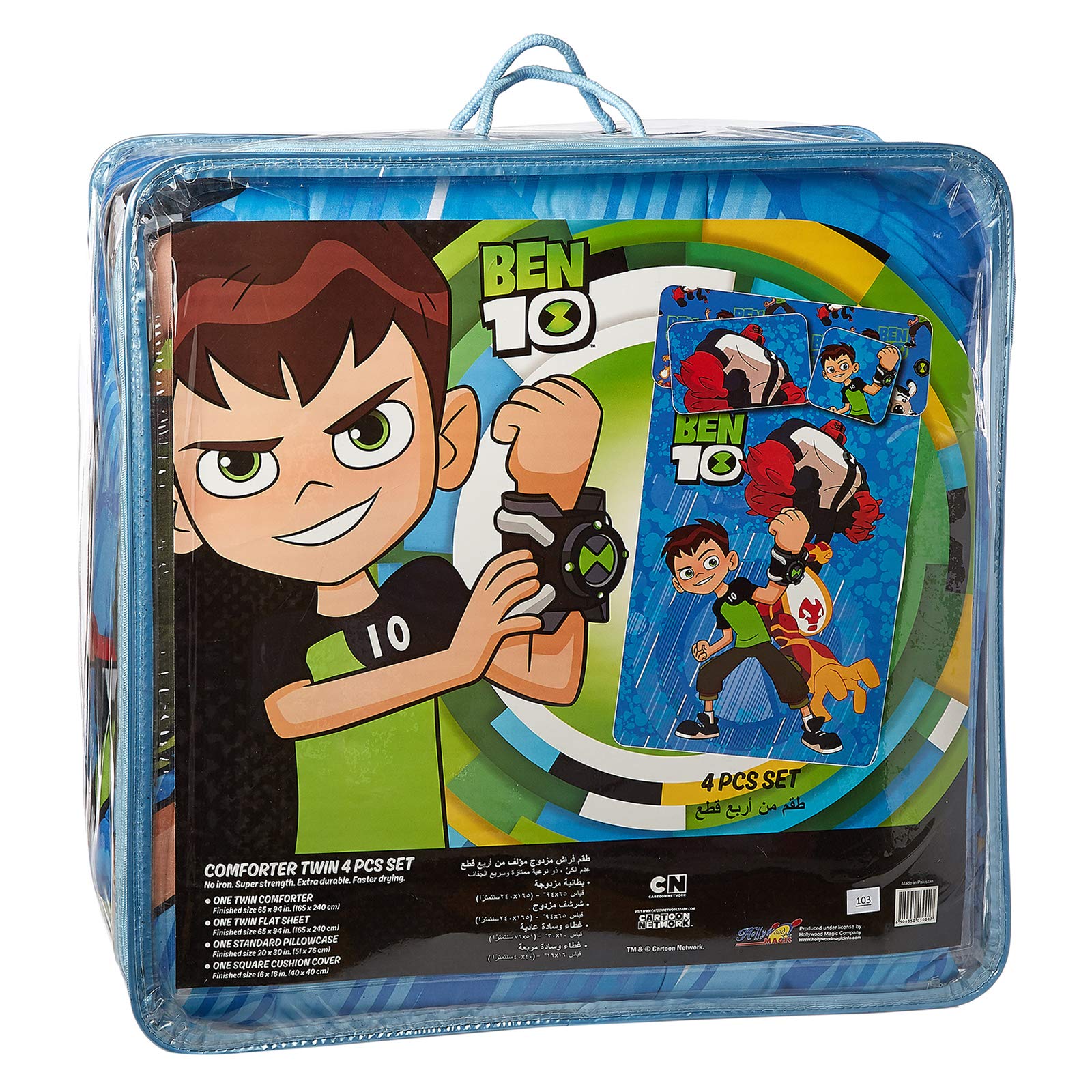 Ben 10 King Size Poly Cotton Character Pattern Multi Color