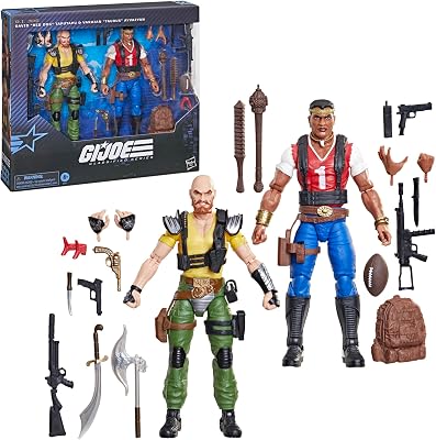 Série Classificada #193, David Red Dog Taputapu e Varujan Taurus Ayvazyan, Conjunto de Figuras de Ação de 15 cm com 20 Acessórios