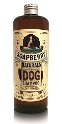THE ORIGINAL Soapberry Dog Shampoo, All-Natural, Conditions-Allergic Skin, Perfect pH, Great for Puppies,16oz.