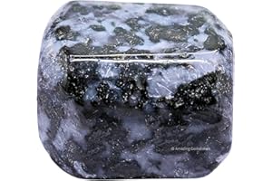 AMAZING GEMSTONE Indigo Gabbro Crystal Tumbled Stones Polished Rocks - Natural Gem Stones for Healing - DIY Crystals for Protection (1 Piece)