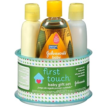 johnson's first touch baby gift set