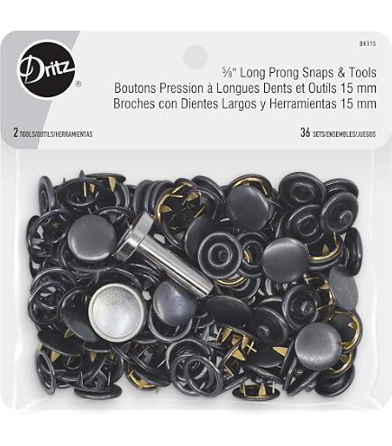 Dritz 981T Heavy Duty Snap Fastener Tool - For Applying Size 24 Snaps On Denim, Fleece & Heavy Fabrics - View #2