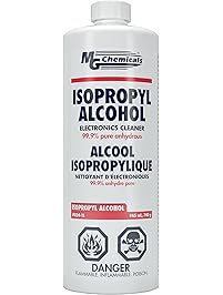 MG Chemicals 824-1L 99.9% Isopropyl Alcohol Liquid Cleaner, Clear, 945 mL (1 US Quart)
