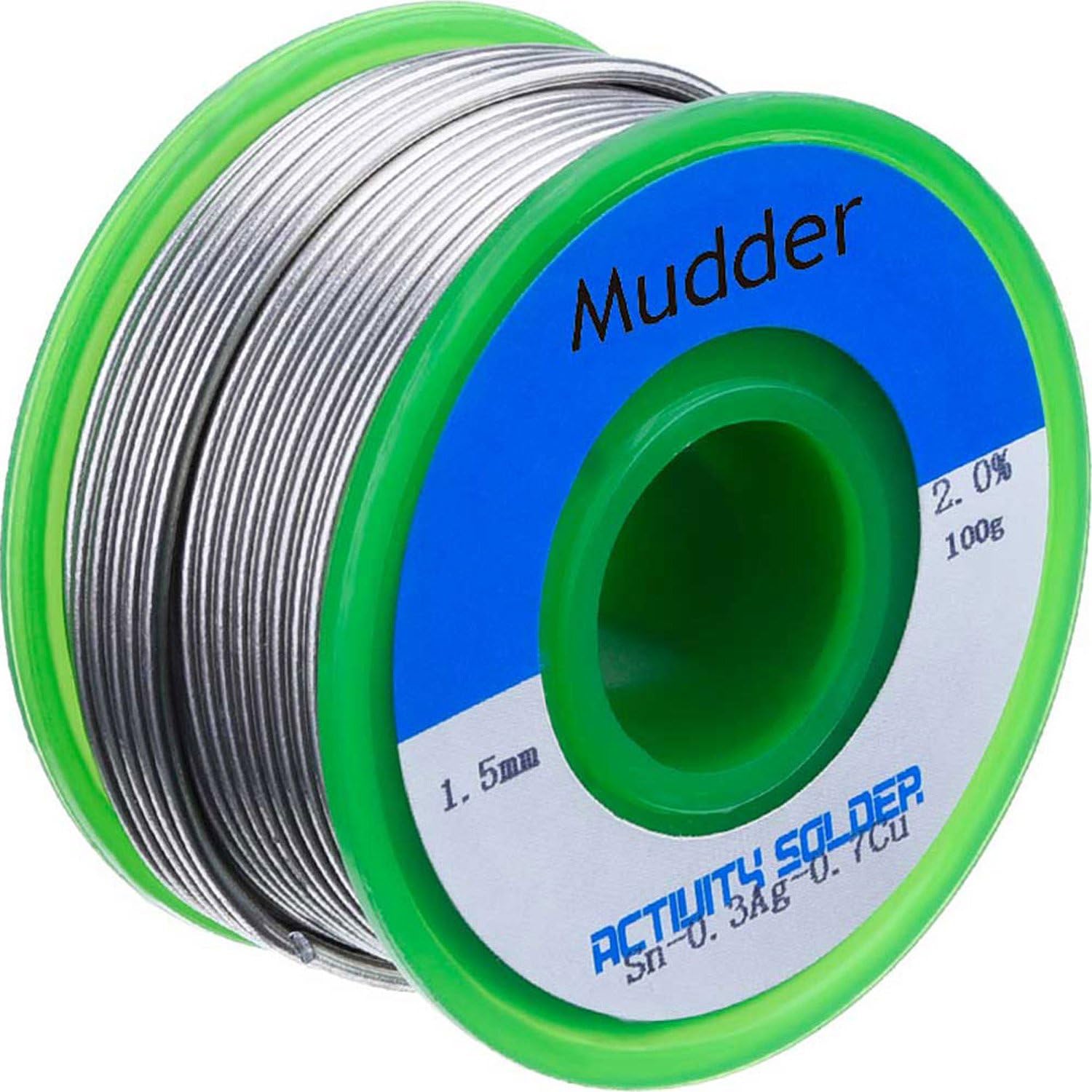 0.6mm Sn99 Ag0.3 Cu0.7 0.22lb. Solder Wire with Rosin Core, Lead Free