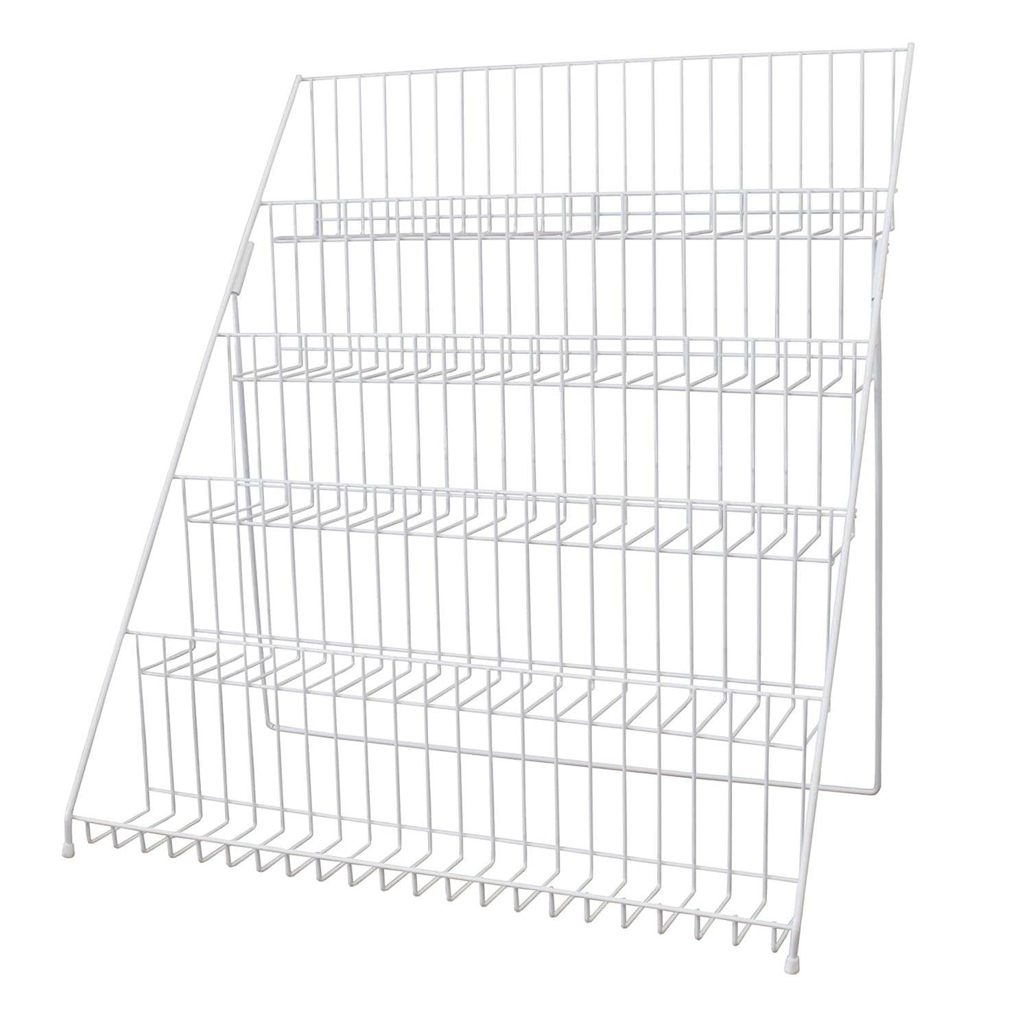 Greeting card display stand, folding, lightweight White Amazon.co.uk