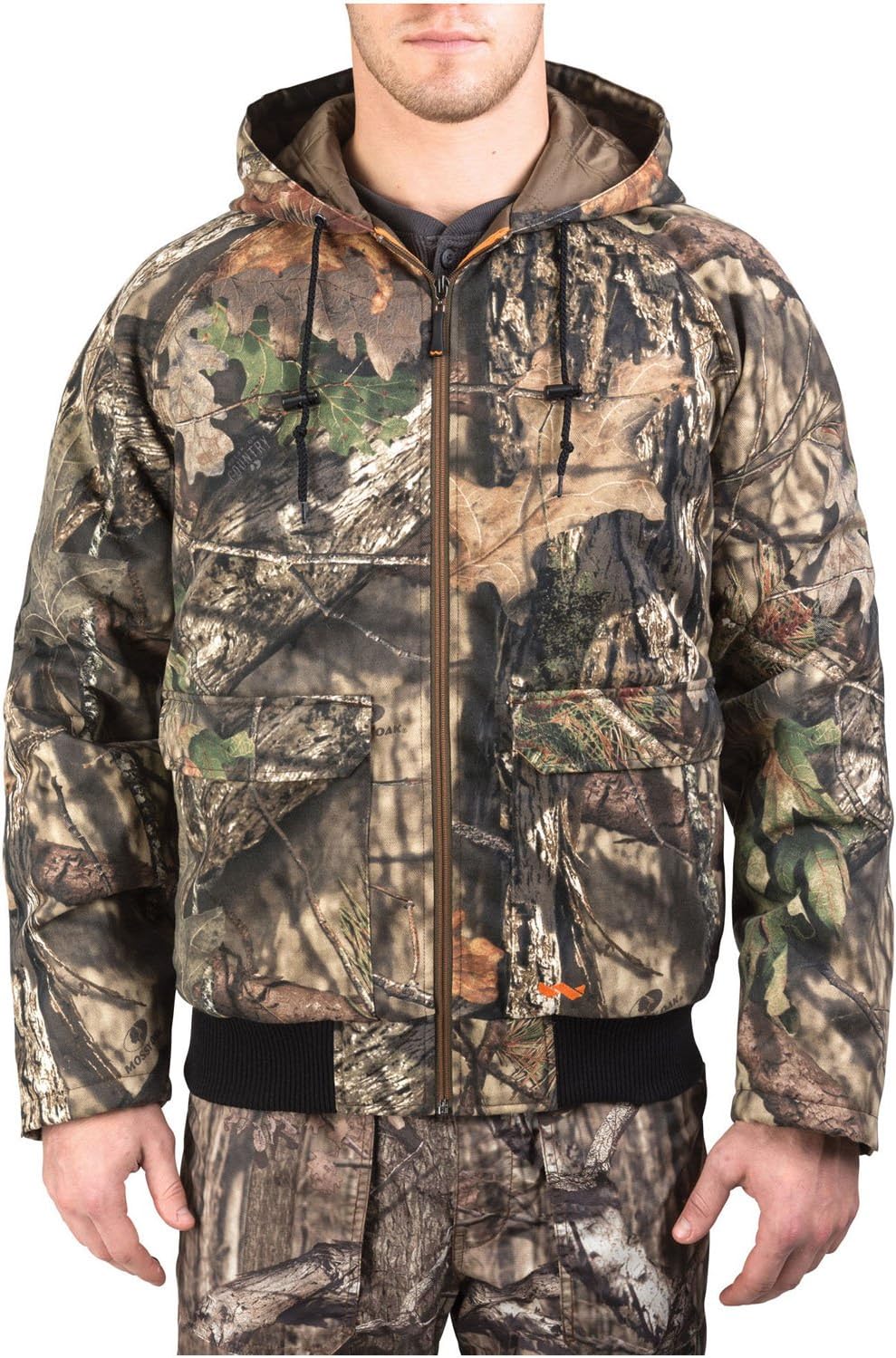 Walls Men's Hunt Insulated Bomber Jacket, Mossy Oak Breakup Country, L
