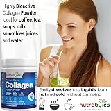 NutraBytes Marine Collagen Powder 10000mg Unflavoured Type 1 & 3 Kosher Halal view 6