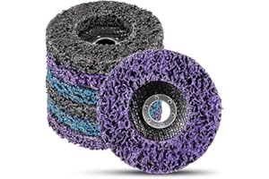 SHINEBOC 6PCS 4-1/2" x 7/8" Paint Stripping Disc Wheel, Strip Discs for Angle Grinder Clean and Remove Paint, Oxidation, Welds, Rust, Coating