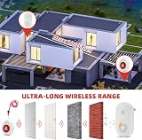 SINZUX Personal Alarm System for Elderly UK Plug-in Receiver + Transmitter view 5