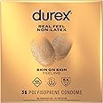 Durex Condoms for Sex, Non Latex Avanti Bare Real Feel Lubricated, Regular Fit for Men with Natural on Skin Feeling, FSA and HSA Eligible (Packaging May Vary),36 Count