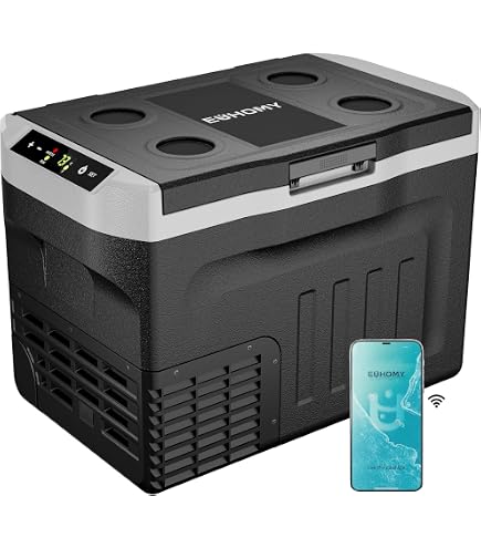 EUHOMY 12 Volt Refrigerator, 32QT(30L) PortableRefrigerator, Car