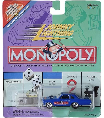 Johnny Lightning Monopoly ミニカー 2個セット Amazon.com: Johnny Lightning Electric Co. Utility Van