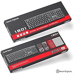 Retail Digitals Wired Keyboard | Full-Sized