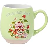 Silver Buffalo Strawberry Shortcake Vintage Authentic Berry Life is Delicious 16oz Clay Base Ceramic Mug