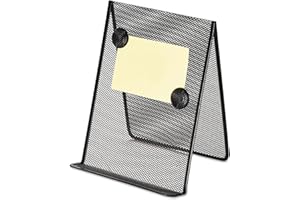 UNIVERSAL Metal Mesh Document Holder Free Standing, 35 Sheet Capacity, Metal, Black