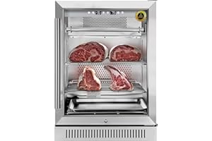 Cobalance Dry Aging Fridge for Steak, Dry Age Freezer for Beef Turkey & Fish up to 66lbs, 24” Meat Curing Cabinet Chamber Refrigerator, Meat Aging Fridge, Tender Aged Game in 21-46 Days