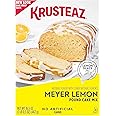 Krusteaz Meyer Lemon Pound Cake and Glaze Mix, 16.5-Ounce Boxes (Pack of 12)