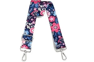 LoZoDo Silver Hardware Purse Strap Crossbody Straps for Purses Wide Shoulder Bag Strap Adjustable Replacementor Tote Handbags