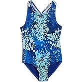 Lands' End Girls' UPF 50+ Stretch Crisscross Back One Piece Swimsuit