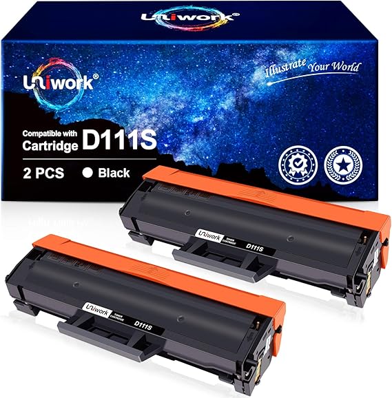 Uniwork D111S Toner Cartridges Replacement for Samsung MLTD111S use