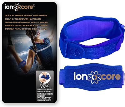 ionocore Tennis Elbow Support Strap Golfers Elbow Arm Brace EVA Pad Adjustable