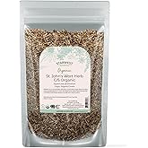 Starwest Botanicals Organic Dried St. John's Wort - Loose Leaf Herb for Tea, Made from St. John's Wort Flower, Supports Relaxation, Cut & Sifted, Certified Kosher, Non-GMO - 4 oz Pouch