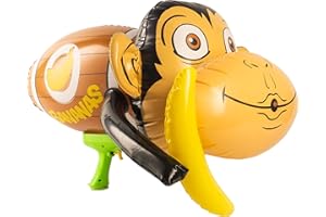 SwimWays Blow Up Blaster - Inflatable Monkey Water Blaster Pool Toy, Multi