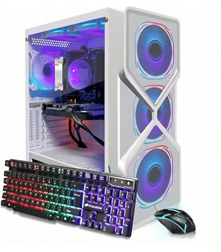Amazon.com: Gaming Computer RYZEN 7 5700G PC Gaming Desktop 4.6