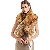 Soul Young Faux Fur Collar Women's Neck Warmer Scarf Wrap