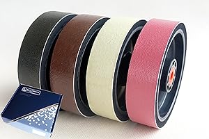 BALTIC ABRASIVE TECHNOLOGIES 6" Set of 4 pcs Grits: 280,600,1200,3000 Soft Lapidary Diamond Wheels for Cabbing Grinding Sanding Polishing Operations. Plastic Body with Foam Padding. Perfect to Work with Stones, Gemstones, Glass.