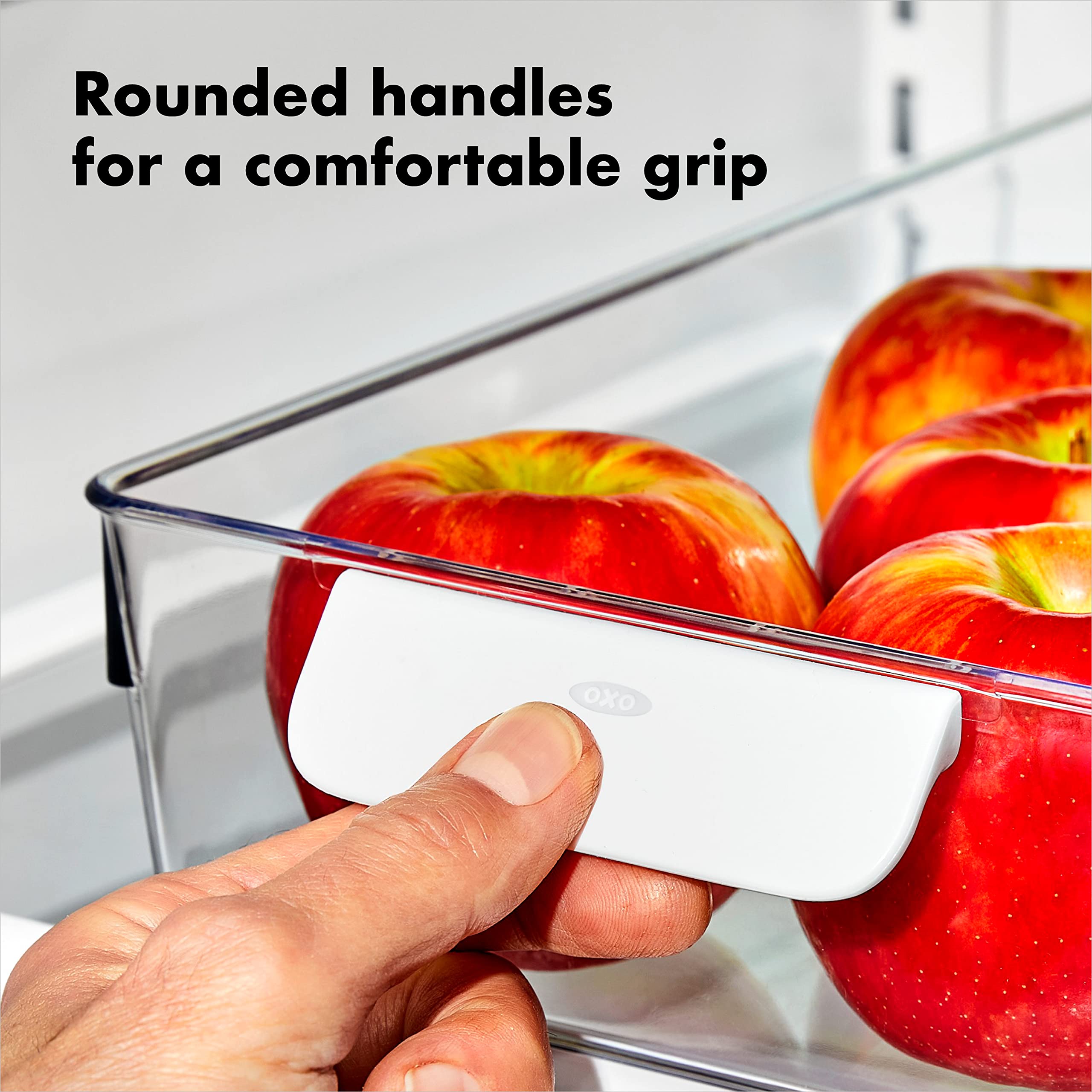 OXO Good Grips 4-Piece Fridge Storage Bin Starter Set