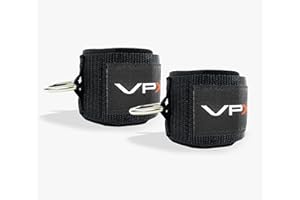 BIG LEAGUE EDGE VPX Ankle Wrist Straps For Cable Machines & Resistance Bands | Adjustable Padded Neoprene Heavy Duty Rings | Exercise Cuff Attachment | Home, Gym, Fitness, Hips, Glute, Legs, Arms, Abs, Men, & Women