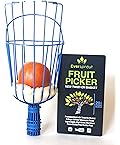 Eversprout Twist On Fruit Picker Basket, Patent Pending Design, Twists onto Standard US Threaded Poles, Attachment Only Pole Not Included