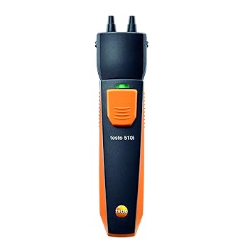 Testo 0560 1510 - Manómetro de presión diferencial 510i con el teléfono inteligente fácil
