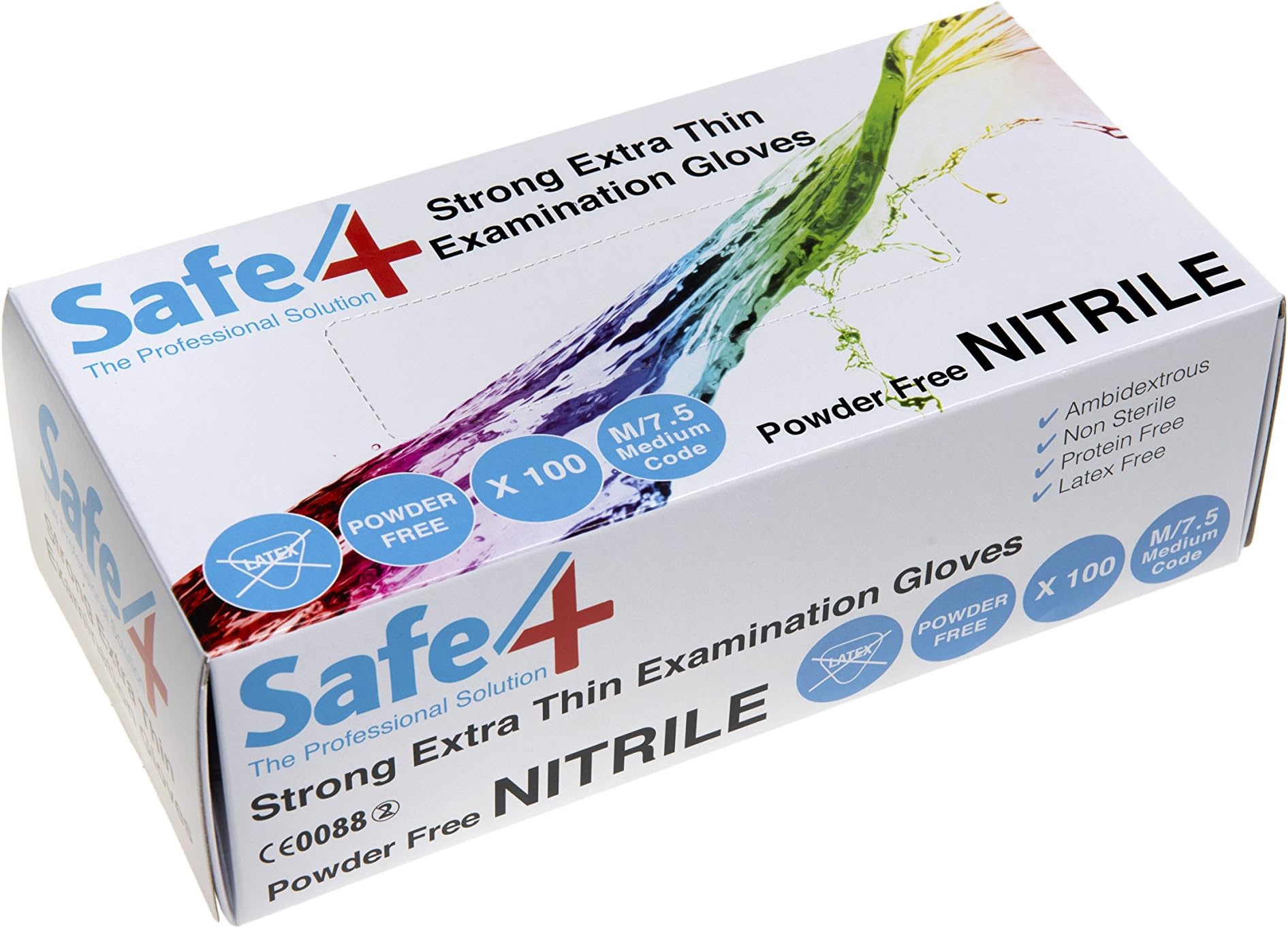 Safe4 Nitrile 100 Gloves, X-Large